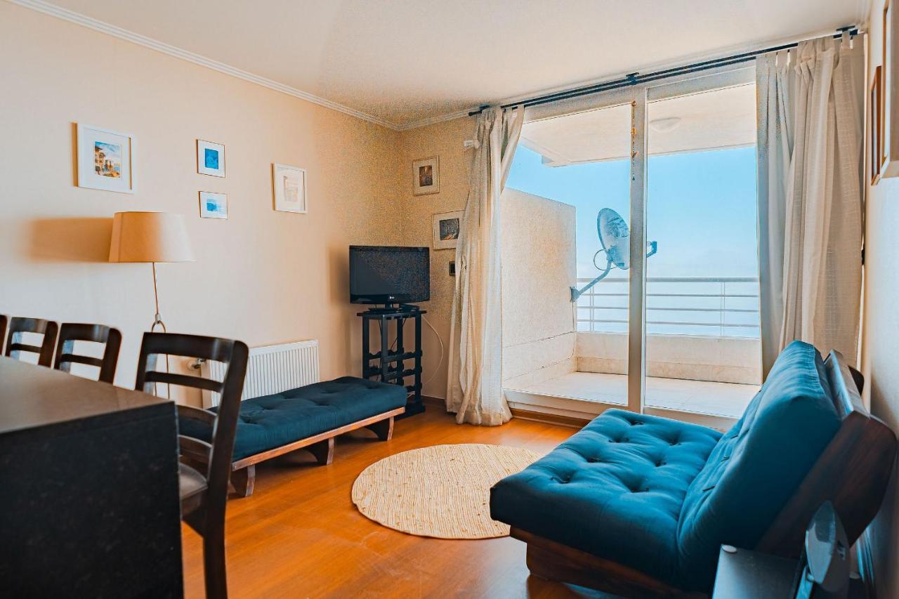 Hermoso Departamento Con Insuperable Vista Al Mar Vina del Mar Exterior foto