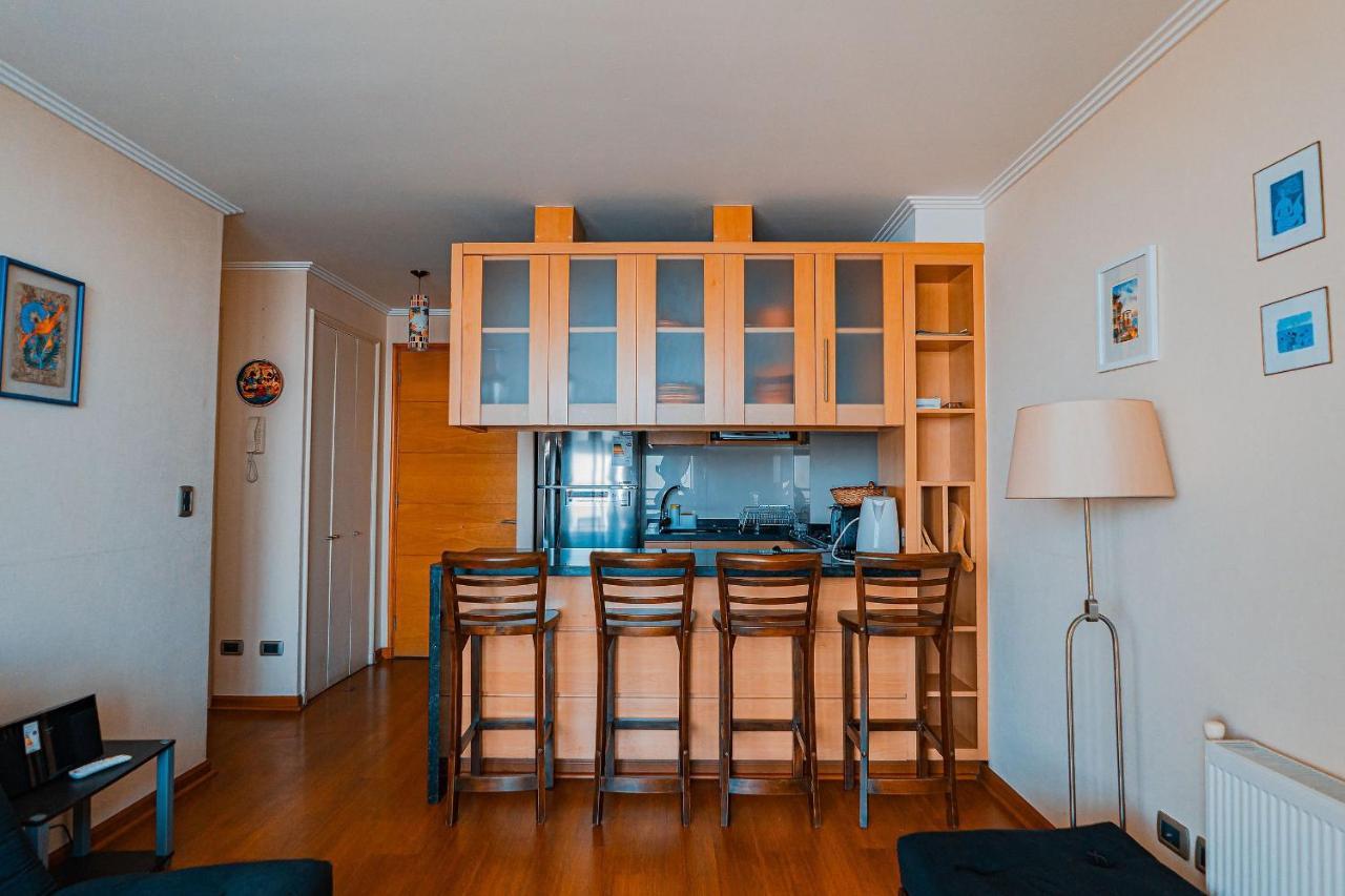 Hermoso Departamento Con Insuperable Vista Al Mar Vina del Mar Exterior foto