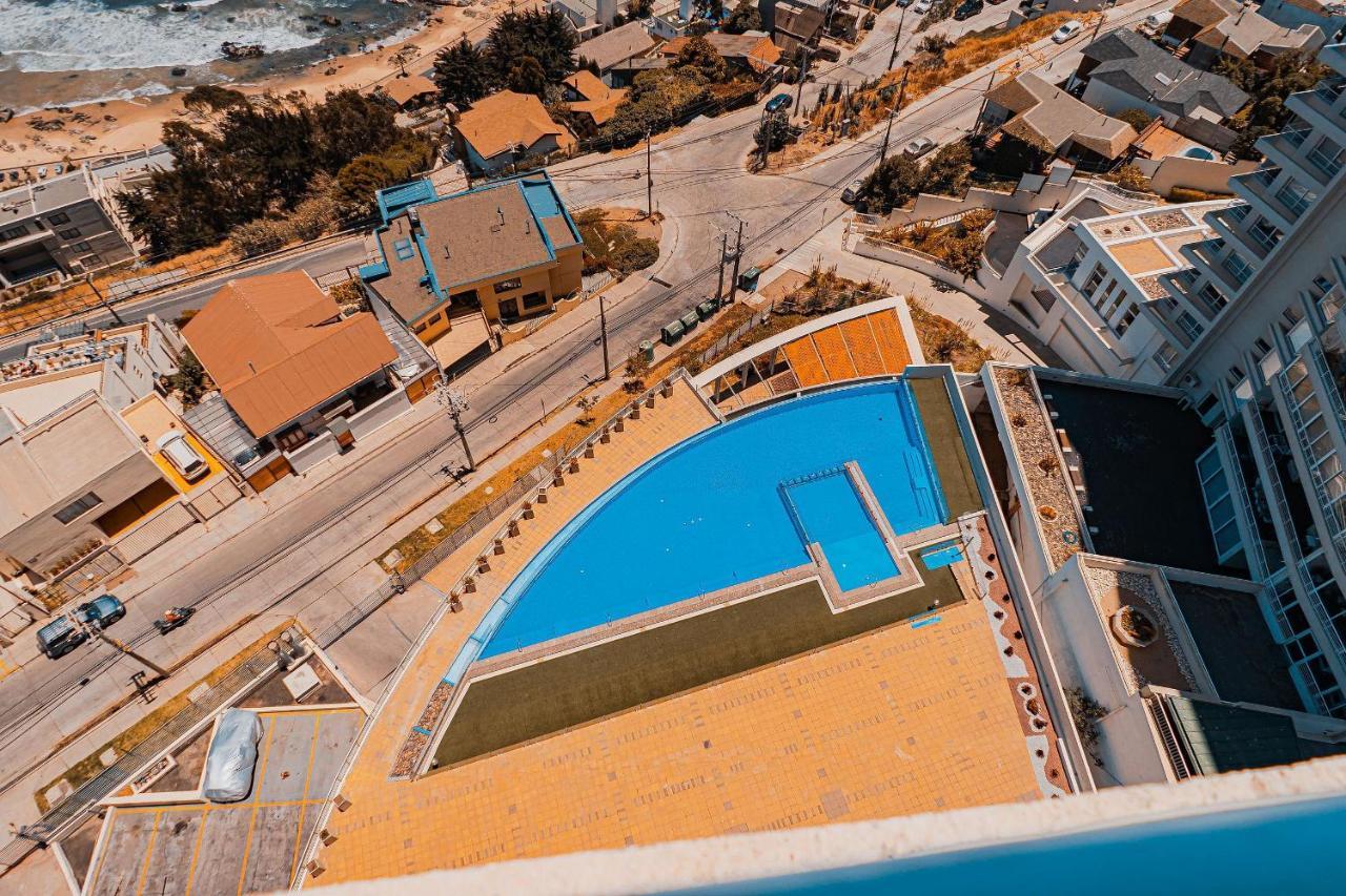 Hermoso Departamento Con Insuperable Vista Al Mar Vina del Mar Exterior foto
