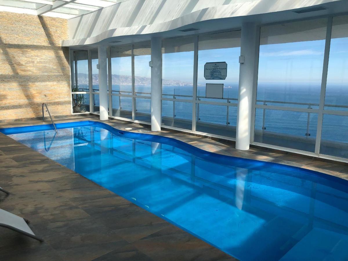 Hermoso Departamento Con Insuperable Vista Al Mar Vina del Mar Exterior foto