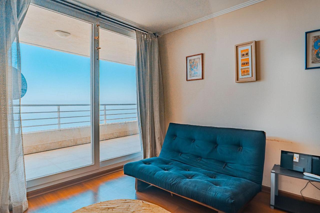 Hermoso Departamento Con Insuperable Vista Al Mar Vina del Mar Exterior foto
