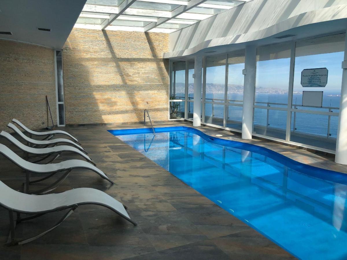 Hermoso Departamento Con Insuperable Vista Al Mar Vina del Mar Exterior foto