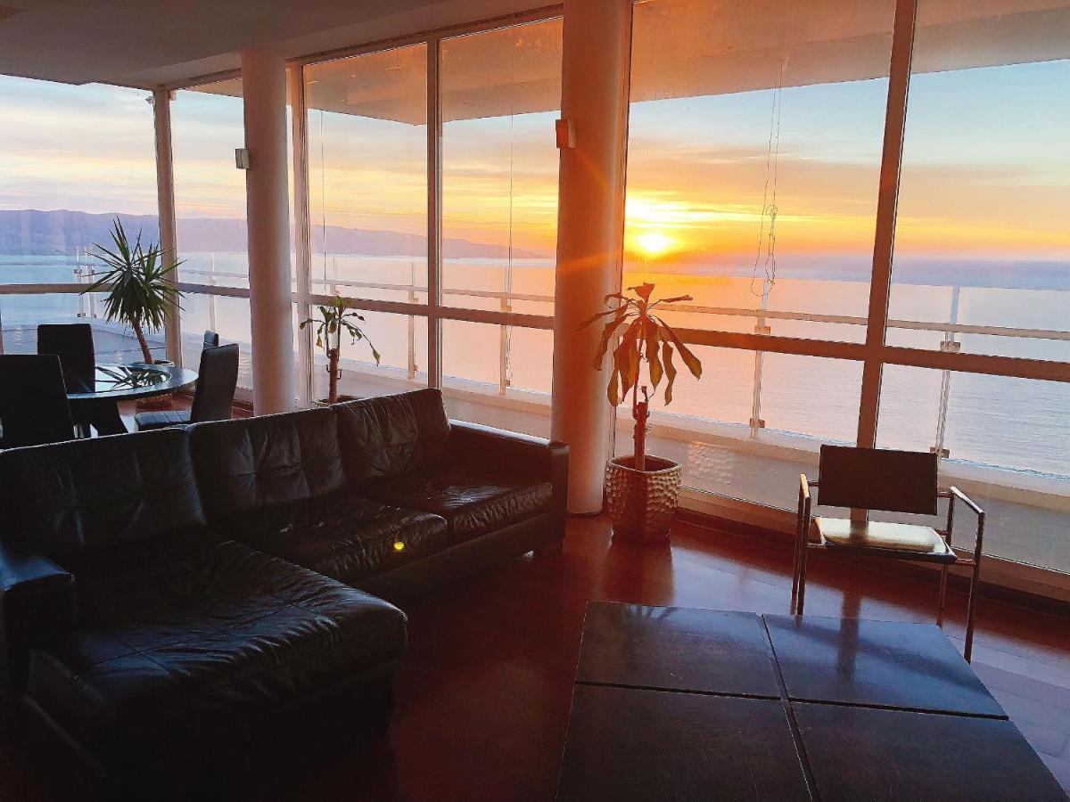 Hermoso Departamento Con Insuperable Vista Al Mar Vina del Mar Exterior foto